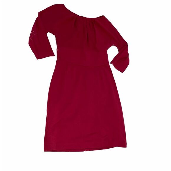 Trina Turk cranberry red dress size 4 - Picture 2 of 5